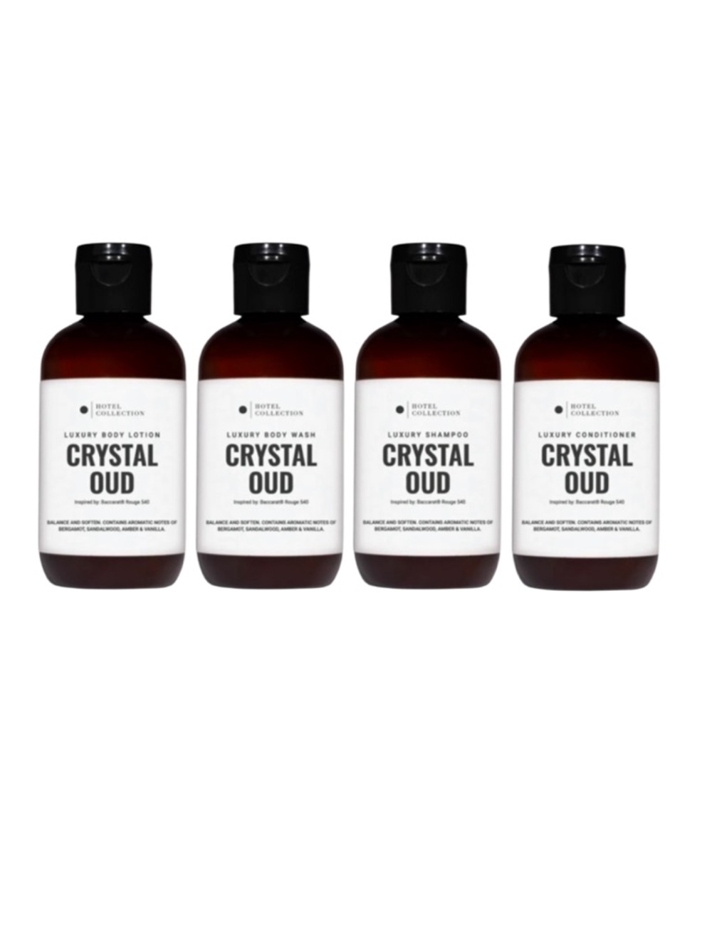 Hotel Collection Crystal Oud Bath & Body Luxury Travel Set